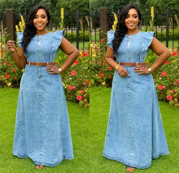 Robe en jean