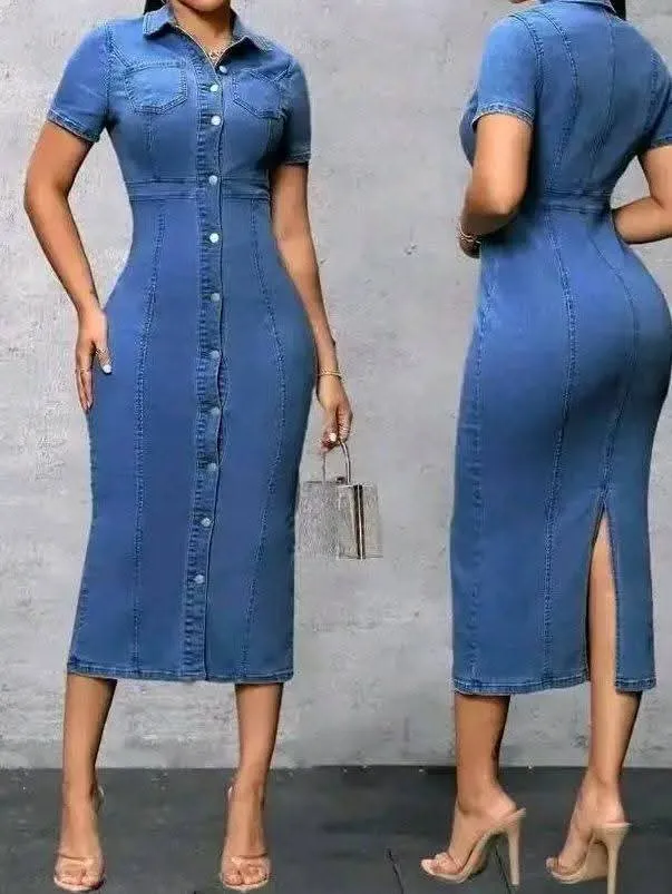 Robe en jean miniature 3