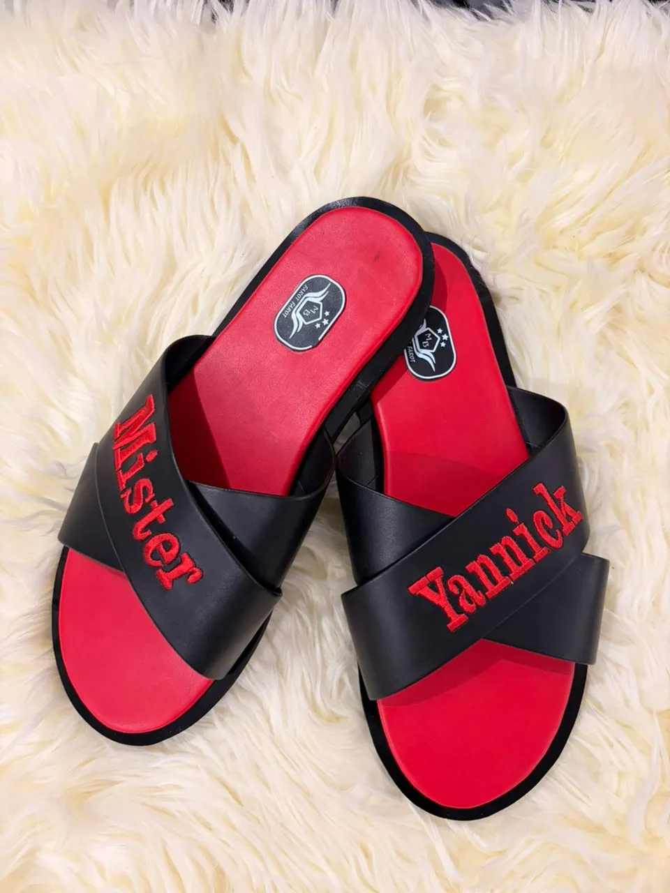 Sandales en cuir homme