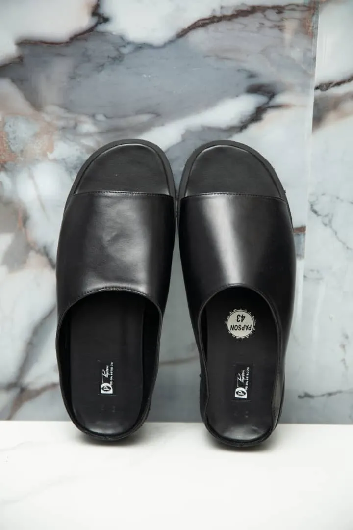 Claquette en cuir